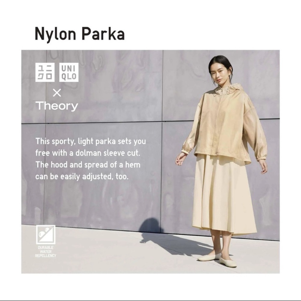 LAST CHANCE*Uniqlo Theory nylon parka - Picture 9 of 16